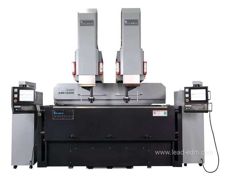 群基牛頭式雙主軸CNC火花機(jī) CNC-1680D CNC-1880D CNC-2390D CNC-3090D